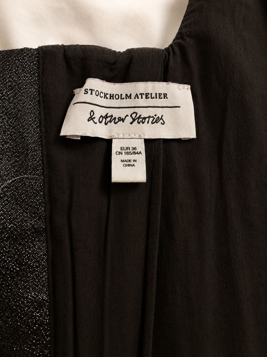 Other Stories Camicette, T-shirt & Top: Top gray sequined size 36 EUR new – Usato da Zürich venduto da ann_wh8l