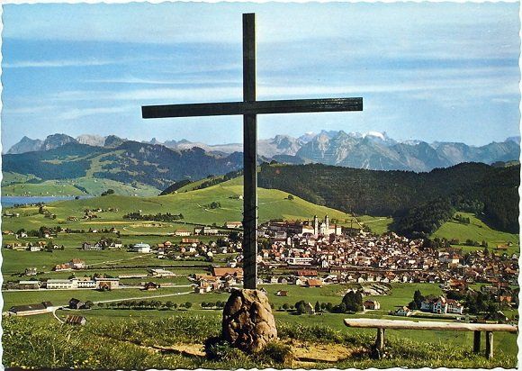 Cartoline postali: EINSIEDELN gegen Glärnisch mit Sihlsee – Usato da Jona venduto da philajona