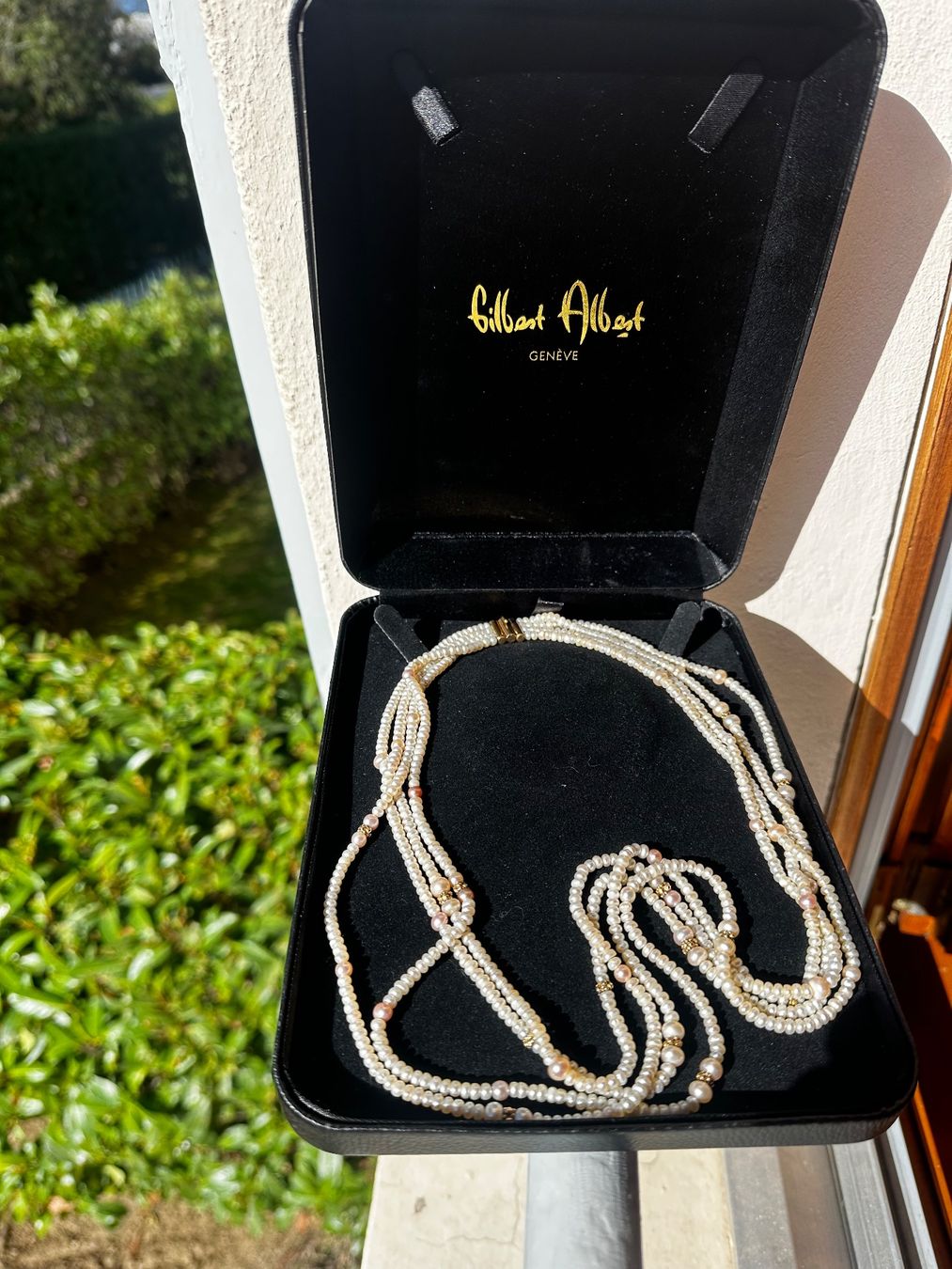 Ketten: Collier perles Gilbert Albert Genève, occasion – Gebraucht aus Vésenaz von mar_n696