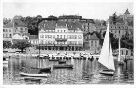 SOUVENIR du HOTEL d'ANGLETERRE OUCHY 1952