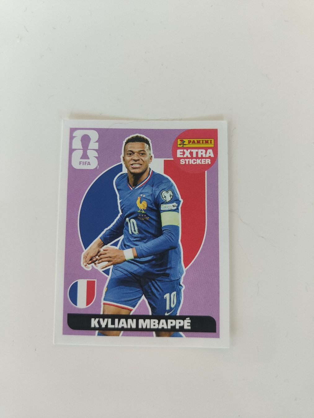 Panini Carte collezionabili: Panini WM 2026 Mbappe extra Sticker lila – Nuovo (secondo la descrizione) da Marbach SG venduto da aleferris