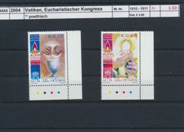 2004 Vatikan, "Eucharistischer Kongress", ** postfrisch
