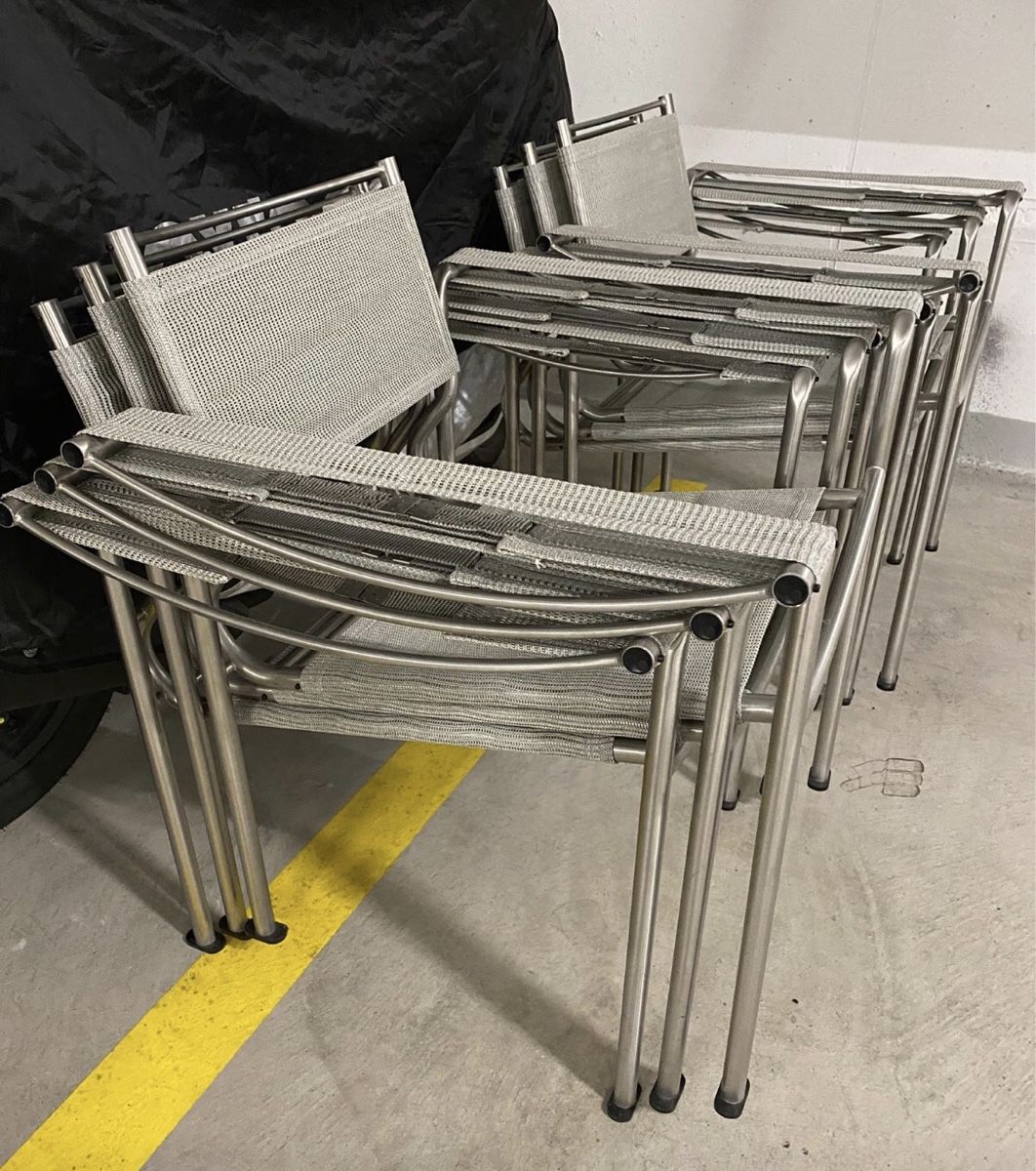 Alias Stühle: Designklassiker Alias Outdoor, 6 Chairs + Tisch – Gebraucht aus Frauenfeld von BLOOM60 2