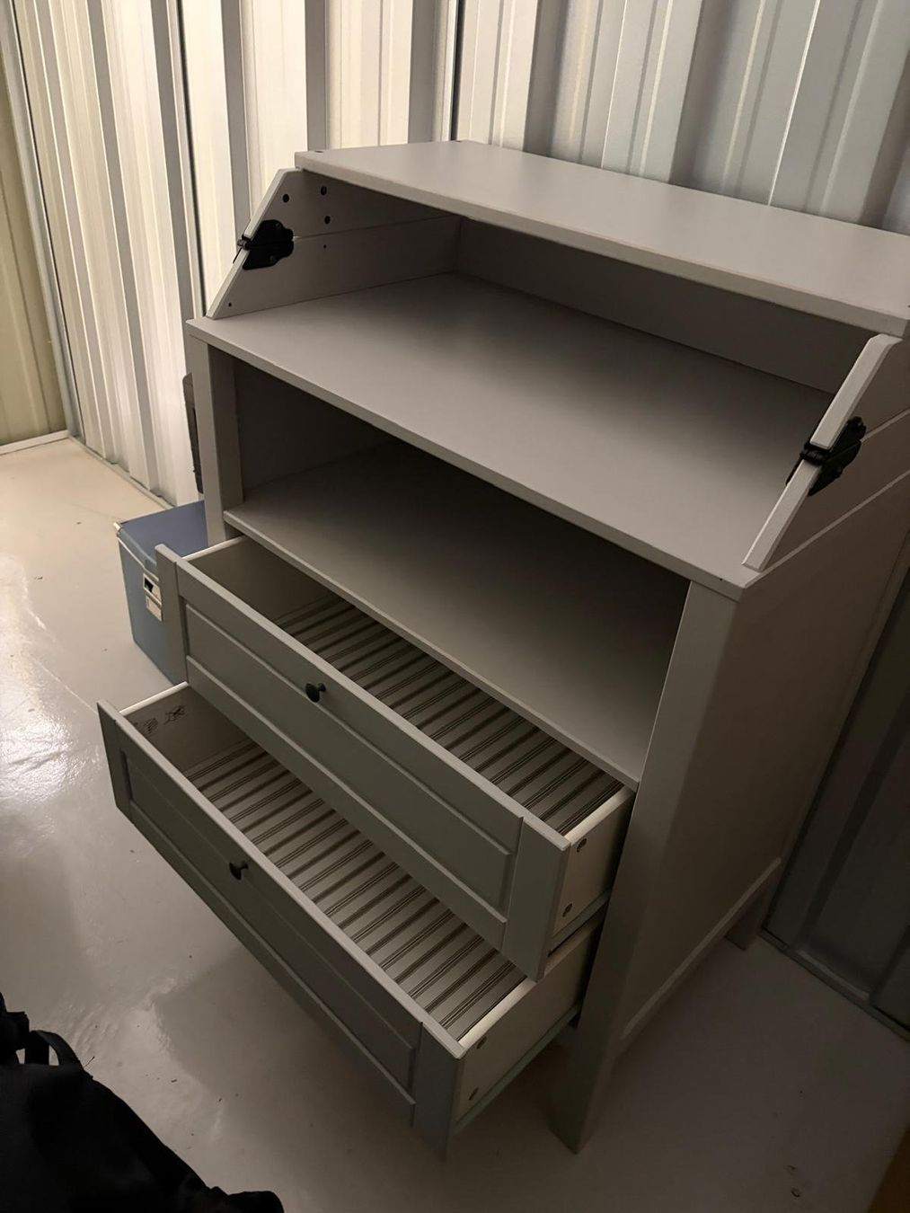 Ikea Wickeltisch & Zubehör: IKEA SUNDVIK Wickelkommode grau – Gebraucht aus Widen von jachen01 4