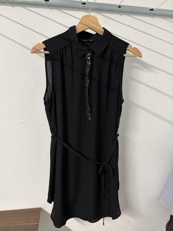 Schwangerschafts Umstand Damen Bluse schwarz Grösse S(eher M