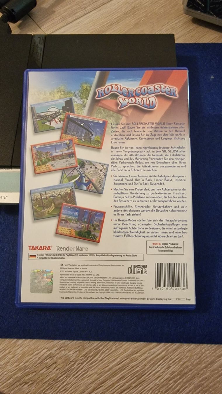 Jeux: Rollercoaster world – D'occasion à Ménières par Paprikaz34 1