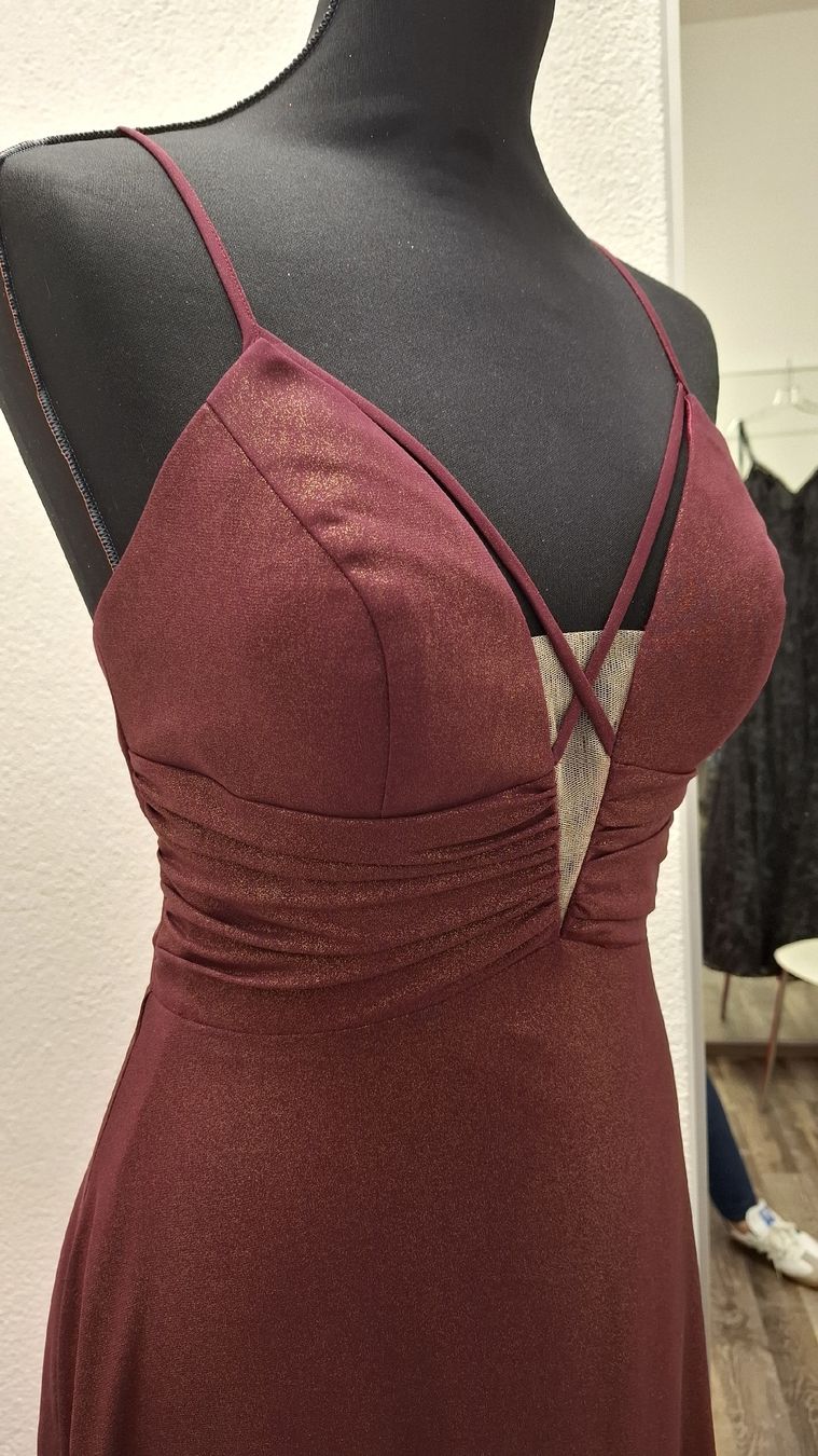 Vestiti: Bordeaux Kleid – Nuovo (secondo la descrizione) da Uster venduto da VMT. 1