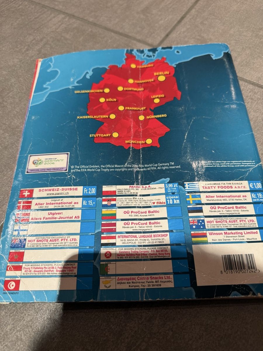 Panini Alben: Album Panini Euro 2006 Germany – Gebraucht aus Claro von KarinS84 1