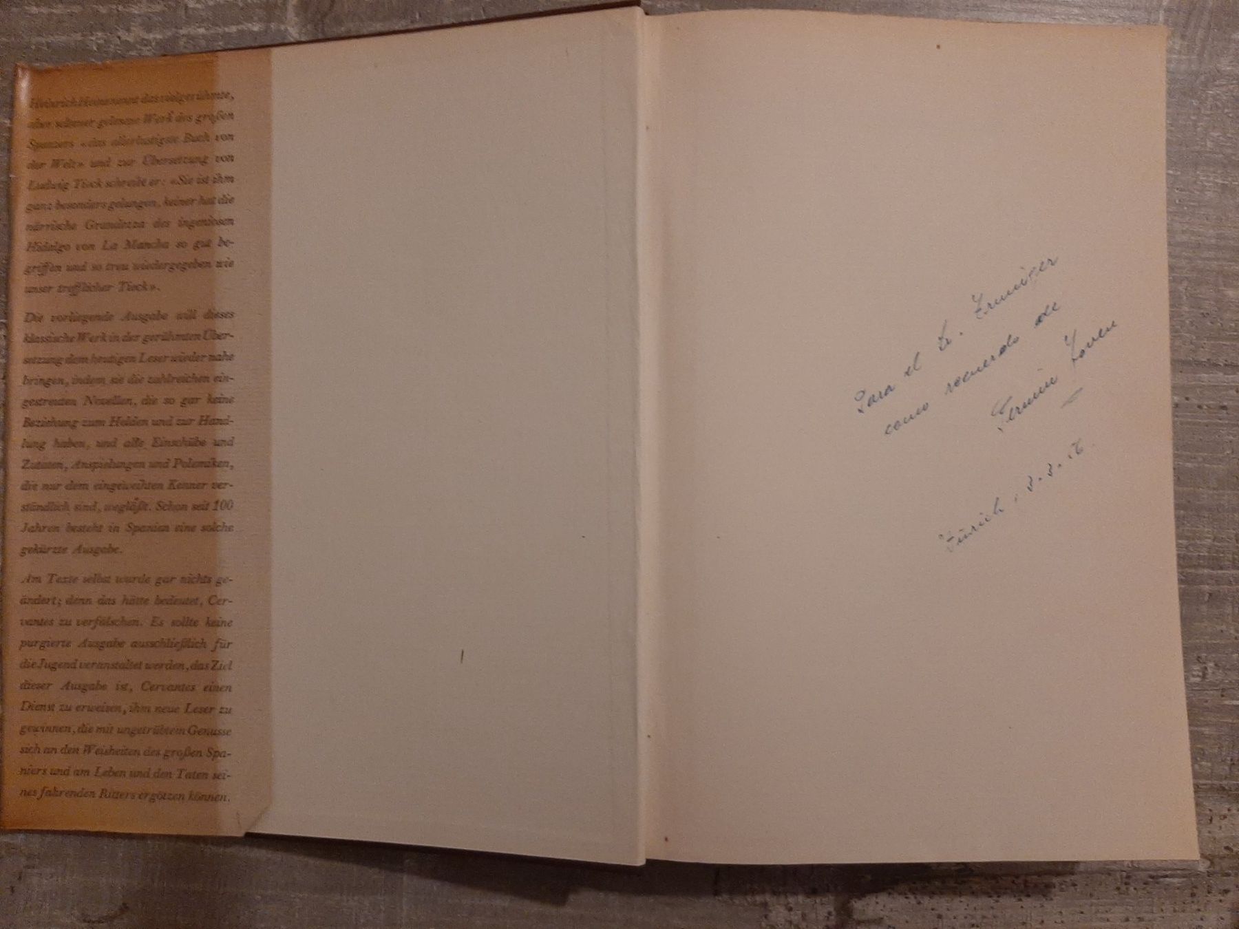Libri: Don Quijote, Cervantes, 1945, – Usato da Perlen venduto da Safari_23 3