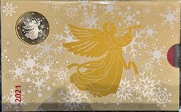Schweizer Münzsatz Weihnachten 2021, Stempelglanz, Neu!