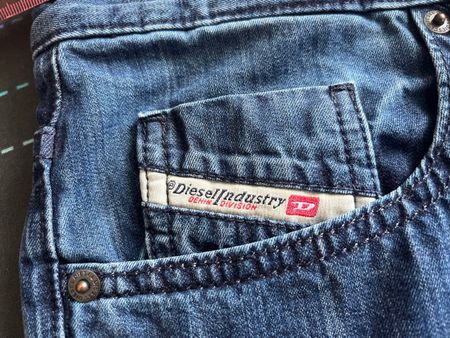 Diesel D-Akemi, Jeans Taille Haute, Coupe Large, T 32!