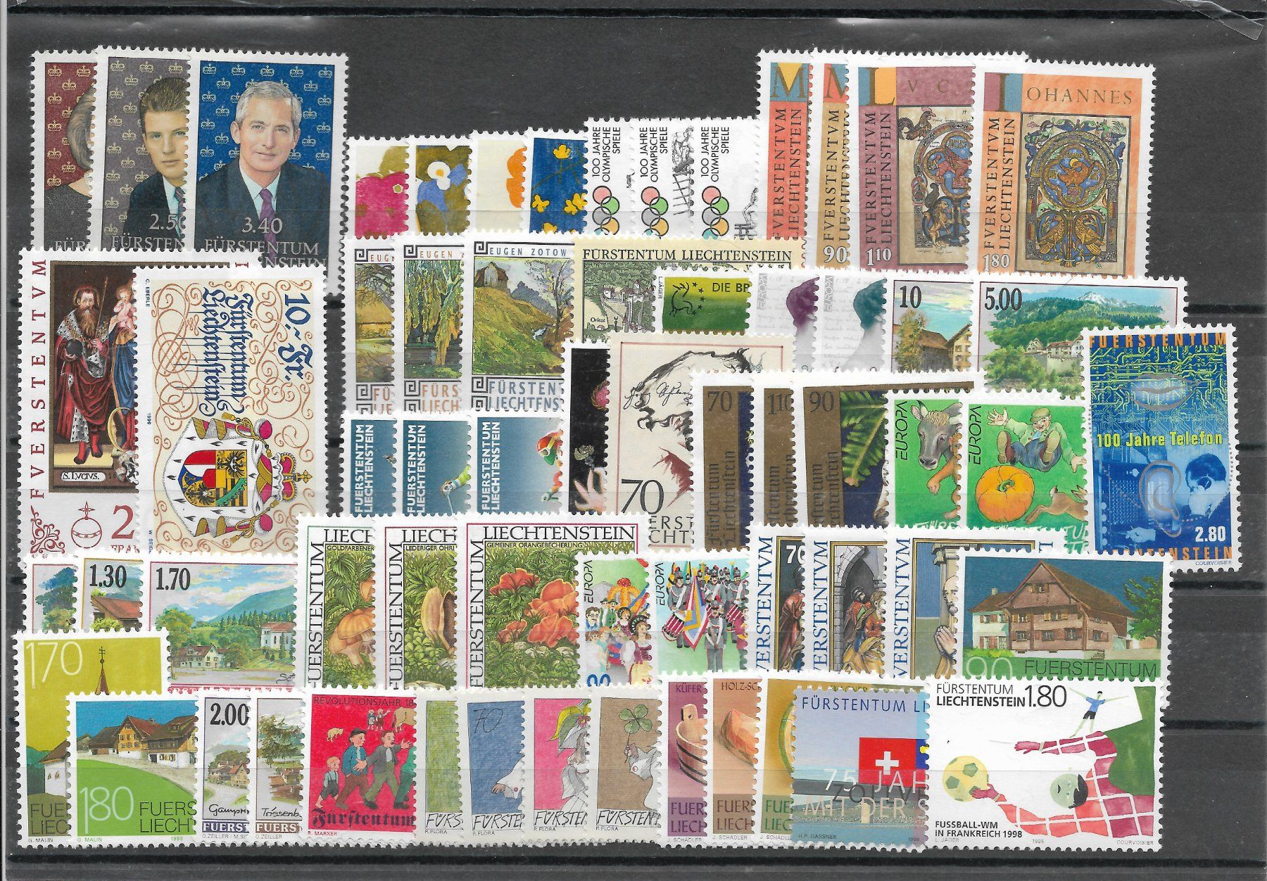 Tutti i francobolli: LIECHTENSEIN FRANKATUR NOMINAL 510 FR. – Nuovo (secondo la descrizione) da Buttikon SZ venduto da stamps08