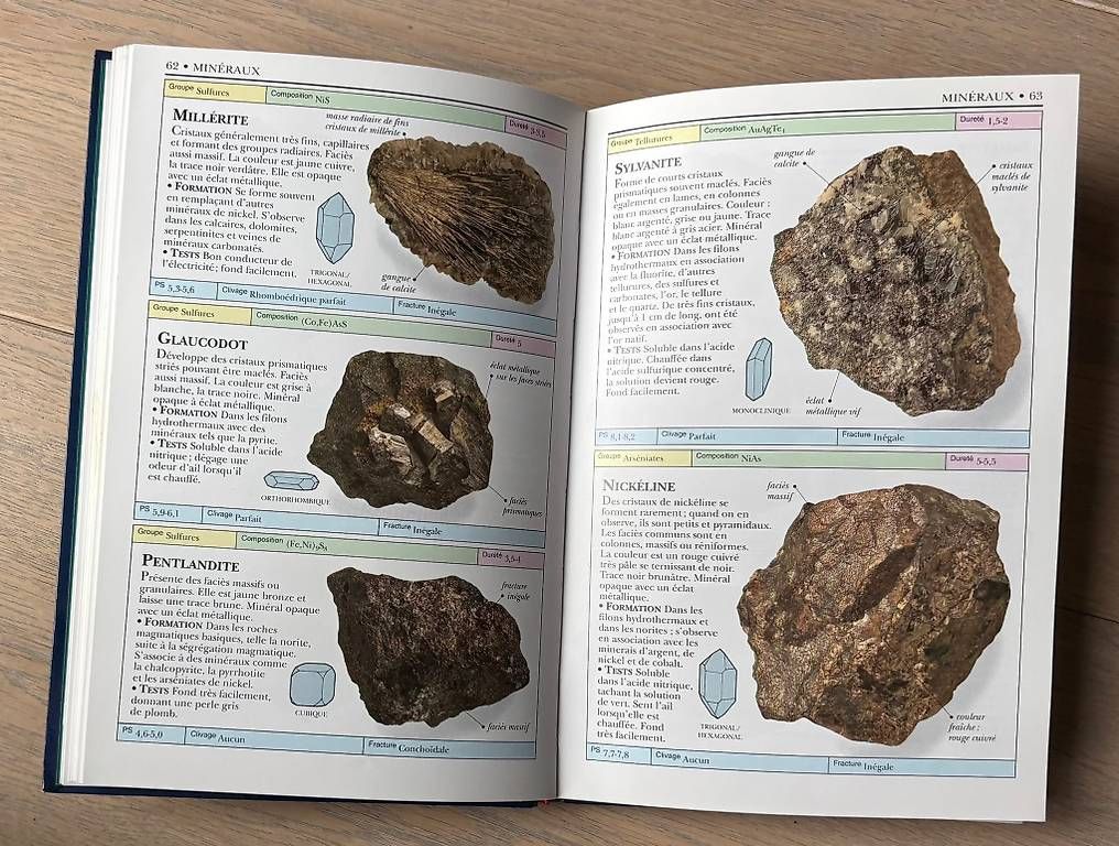 Libri: Livre :	Roches et mineraux – Usato da Adliswil venduto da Heimite 2