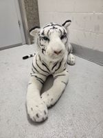 Weisser Tiger,  Plüschtier Gross