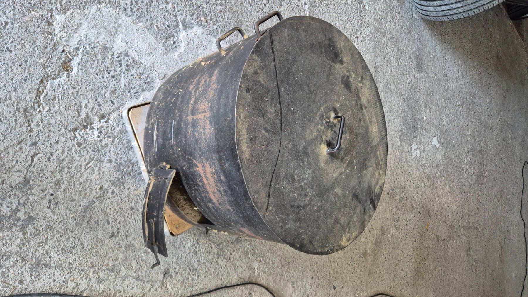 Cheminée d'extérieur: Maroni Grill Pfanne – D'occasion à Grabs par Htresch 2