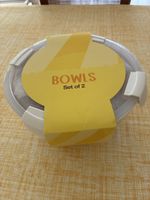 2 Bowl Set 2 pieces polypropylene new condition original