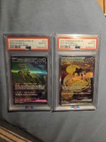 pokemon 2 karten (iron leaves ex und iron boulder ex) psa 10