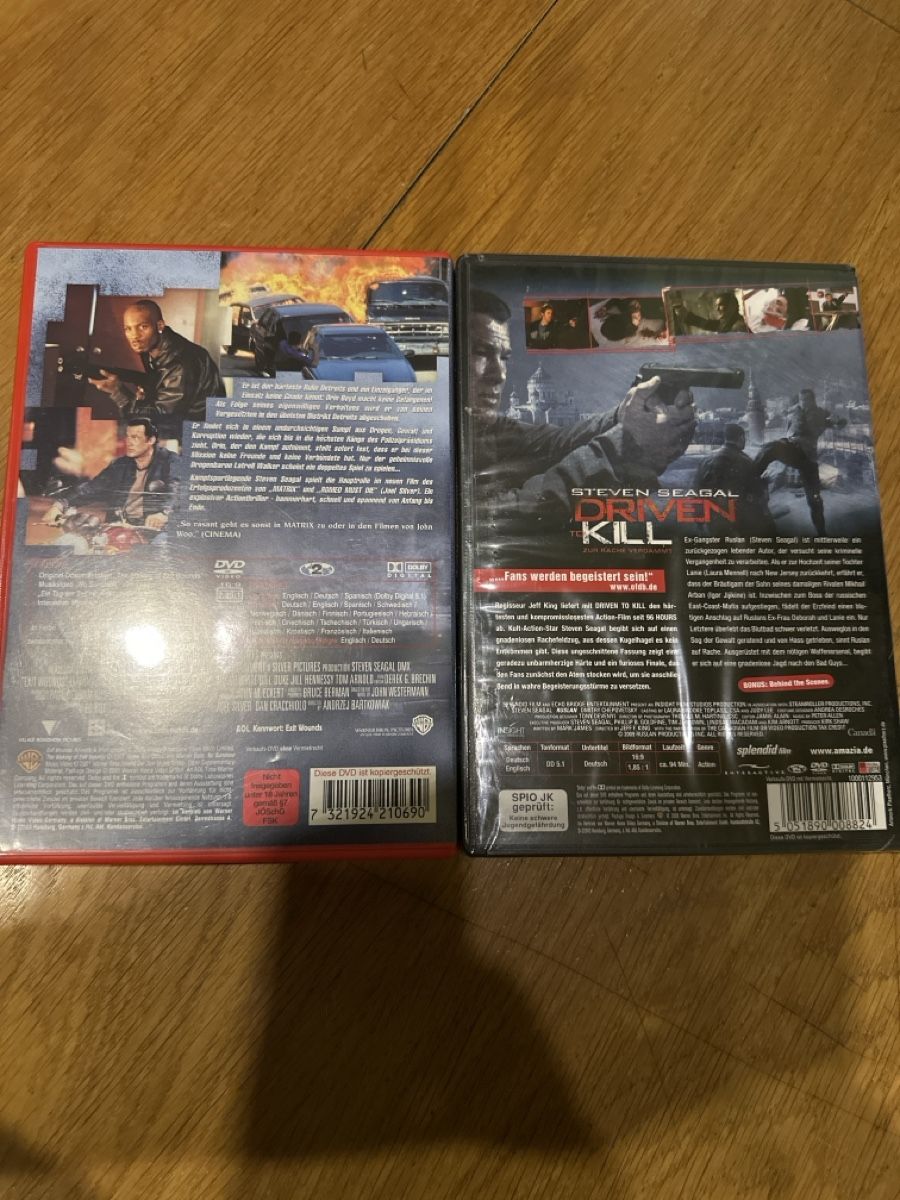 Tutti i DVDs: Exit Wounds, Driven To kill DVD, Steven Seagal – Usato da Benken ZH venduto da Audi-erich 1
