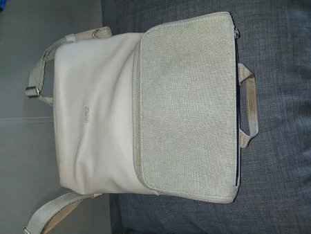 Rucksack ZWEI beige kombiniert verstellbar guter Zustand