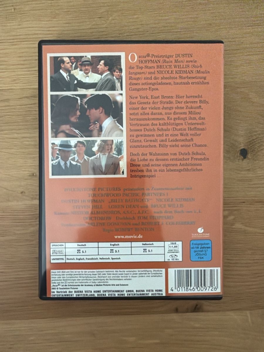 Tutti i DVDs: Billy Bathgate (1991) DVD – Usato da Hagendorn venduto da masterchieff 1