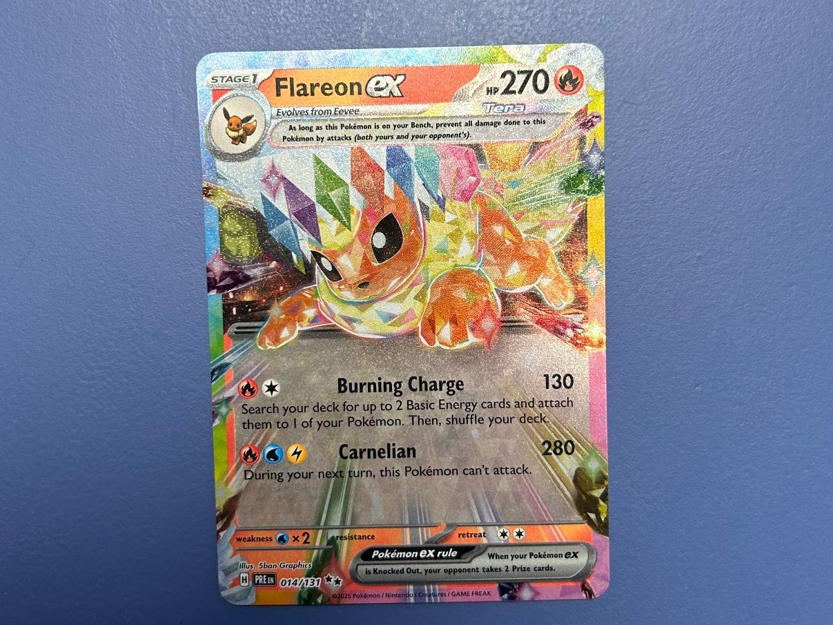 Pokémon Carte collezionabili: Pokémon Flareon Ex 014/131 PRE EN – Usato da Schlieren venduto da happymerchant64