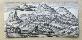 Orig. Kupferstich, Archidona in Hispania