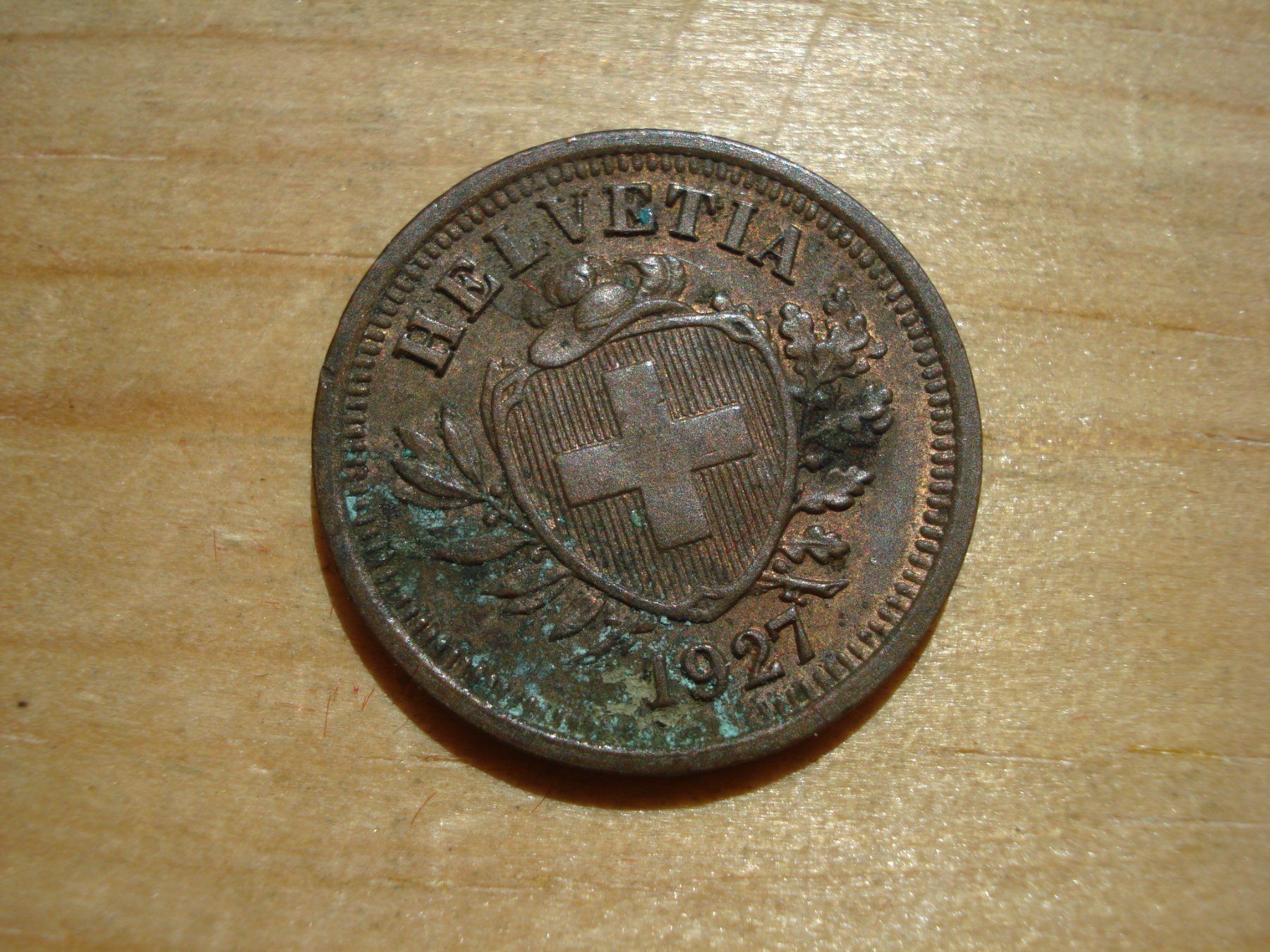 Tutti le monete: (N2) 1 Rappen 1927 – Usato da Erlach venduto da Net-Coins