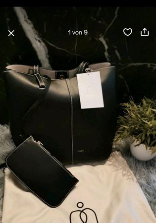Ledertasche im Stil von Polène