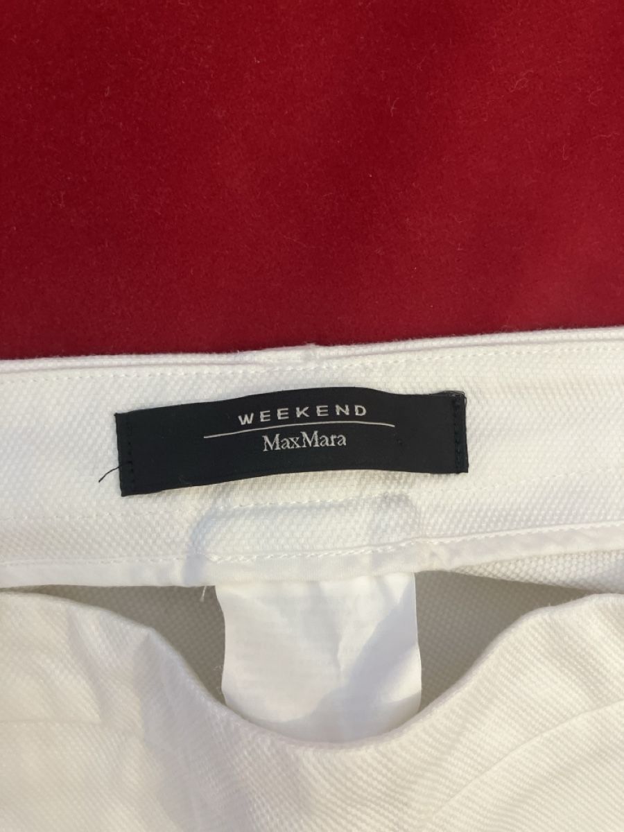 Max Mara Pantaloni: Max Mara Hose Damen WEISS Gr 38 – Nuovo (secondo la descrizione) da Muralto venduto da jac_hkz5 1