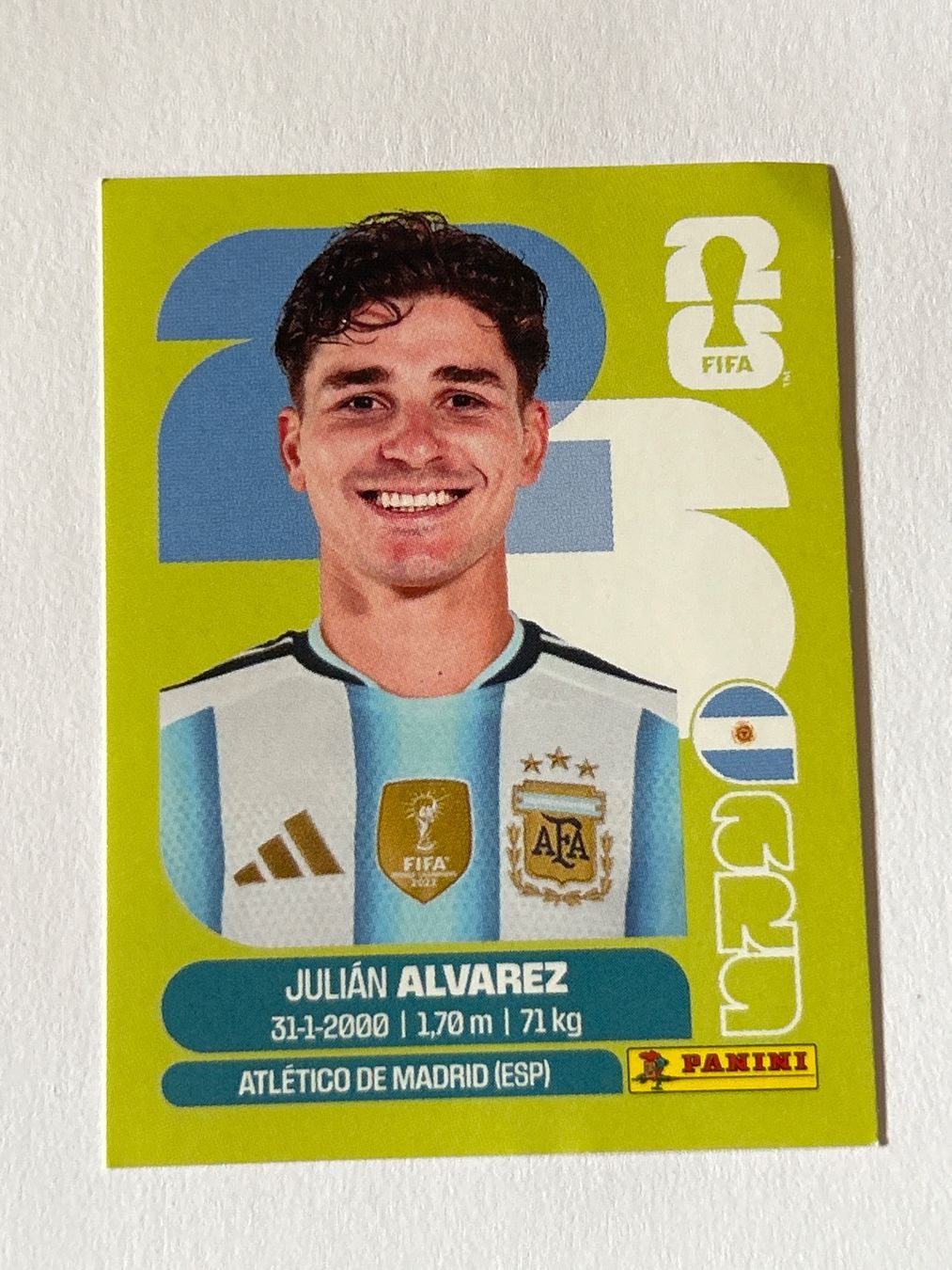 Panini Carte collezionabili: Panini WM 2026 Sticker - Alvarez ARG 19 – Nuovo (secondo la descrizione) da Troistorrents venduto da sim_d75d