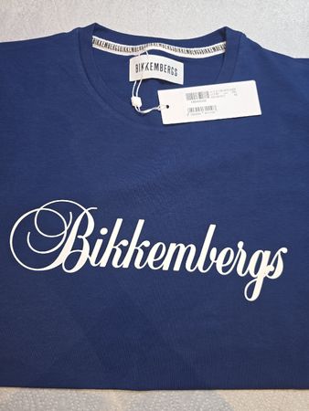 "NEU"Bikkembergs T-Shirt Herren blau Grösse XXL mit Etikett