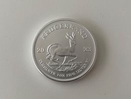 1 OZ Silber Krugerrand 2023 - Krügerrand Unze Silbermünze