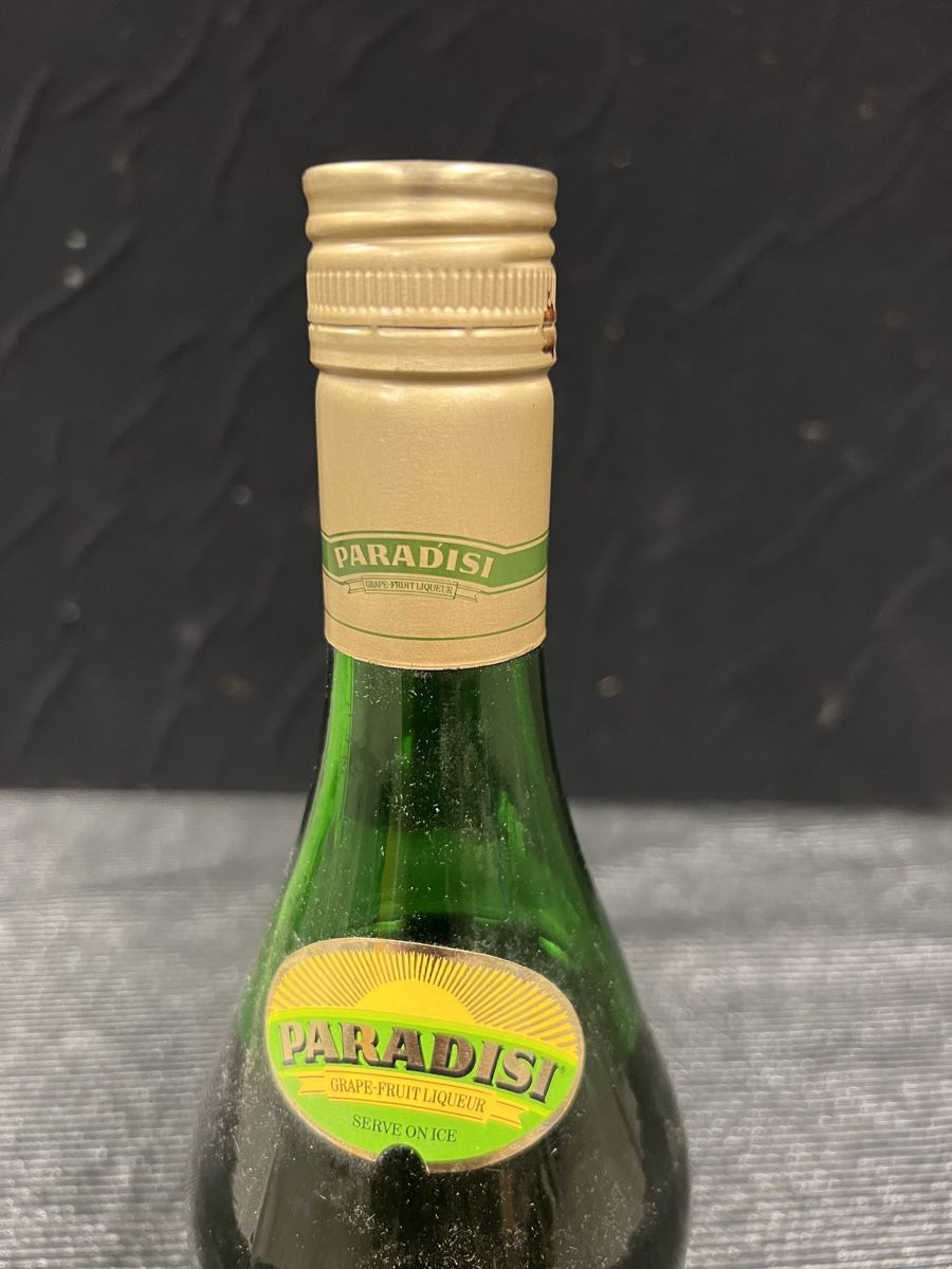 Bevande alcoliche: PARADISI GRAPPE-FRUIT LIQUEUR ANCIENNE BOUTEILLE – Usato da Genève venduto da Leboucheoreilles 1