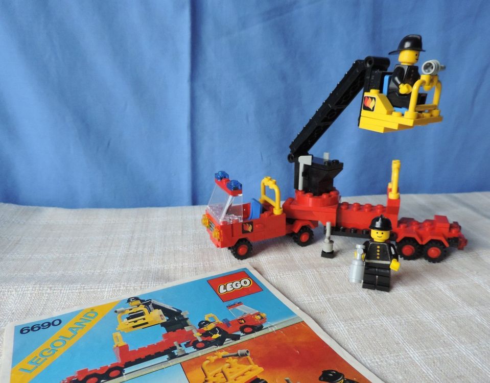 Lego Giocattoli: FW Löschfahrzeug, Set 6690 (1980) – Usato da Burgdorf venduto da ursla50