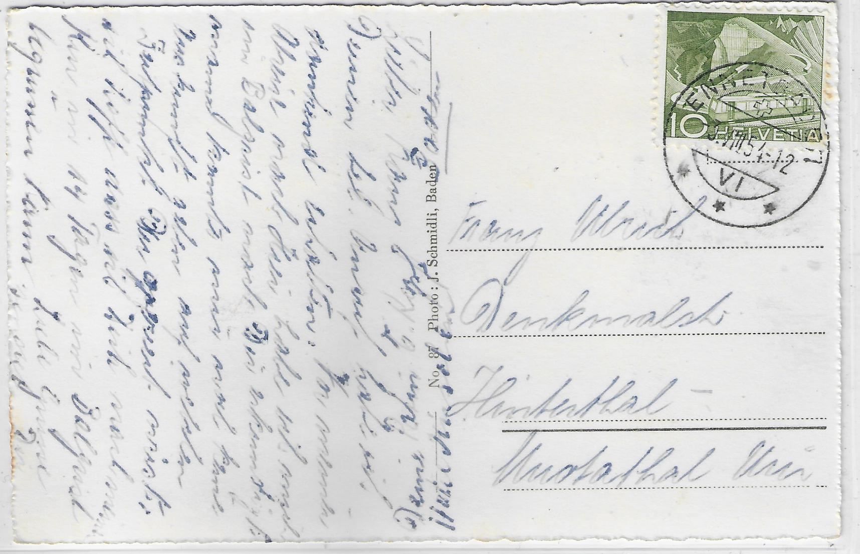 Cartoline postali: Schloss Schartenfels - Baden – Usato da Ettingen venduto da Kartenplanet 1