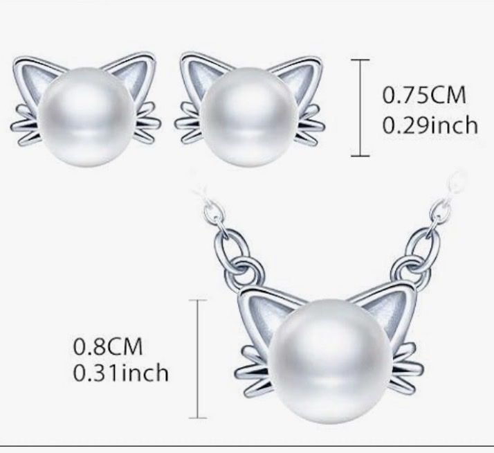 Colliers: 925 Silber Perlenschmuck Set – Neuf avec emballage d'origine à Hemmental par MeinGold1 1