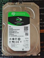 Seagate 8TB Festplatte 3.5" SATA – gebraucht, SMART-Hinweis