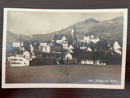 SCHWYZ von Süden, Kirche, Kollegium, 1926