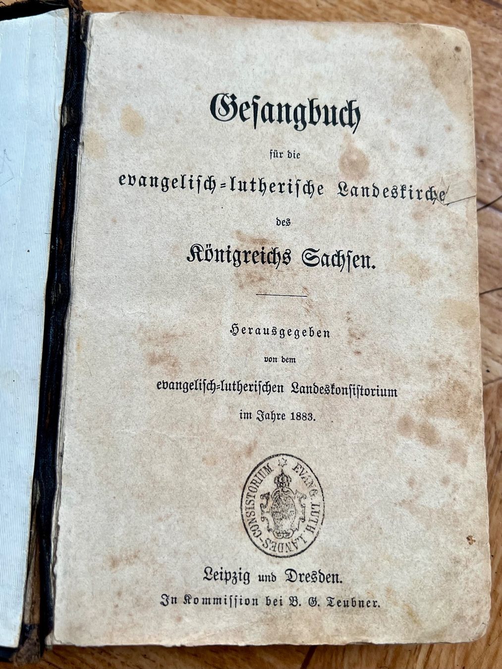 Libri: Antikes Gesangbuch von 1883 – Usato da Uetendorf venduto da Stoun 1