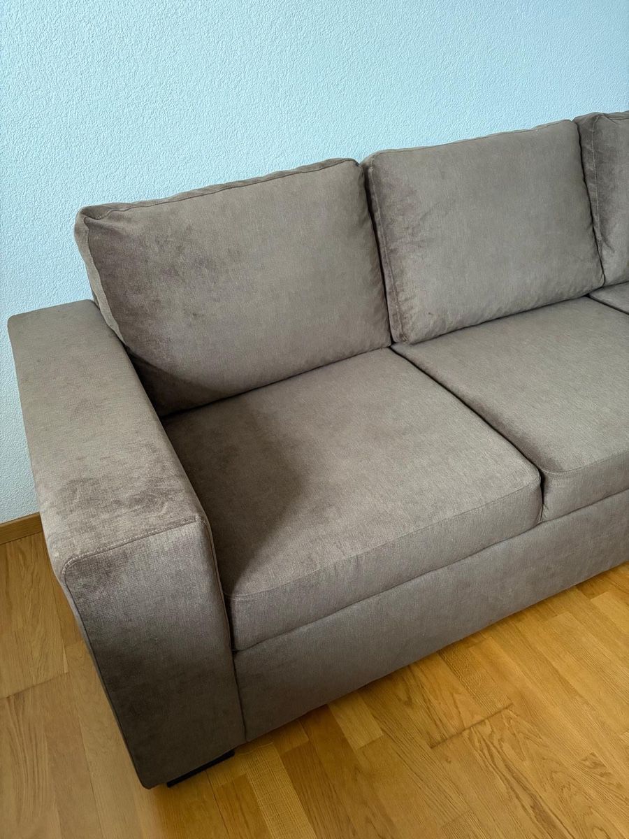 Divani: Ecksofa Tamara, Bezug Matrix 5 Marron, Top Zustand! – Usato da Herzogenbuchsee venduto da guschgi 1