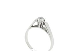 Brillant Solitär Ring 0.35ct VVS/H in 18K Weissgold *S3095