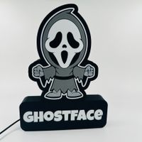 Lightbox lumière led Ghost face SMART RGB