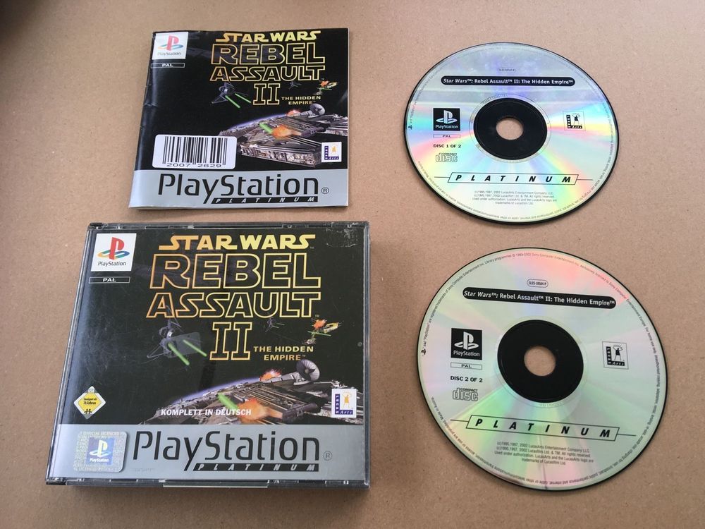 PS1) Star Wars Rebel Assault 2 (Gebraucht) in Giubiasco für CHF 20