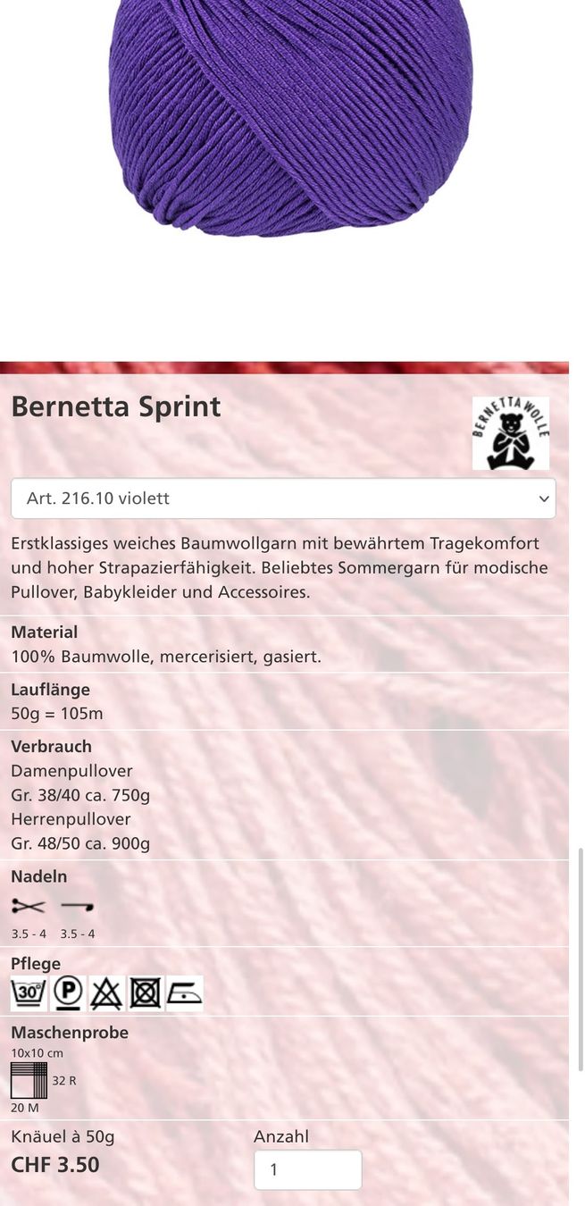 Lana: Cashmere Wolle und Baumwoll Knäuel – Nuovo (secondo la descrizione) da Schwerzenbach venduto da mss_66gb 6