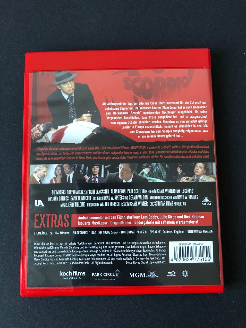 Tous les DVDs: Scorpio (1973) - Bluray – D'occasion à Bern par McFlurry_88 1