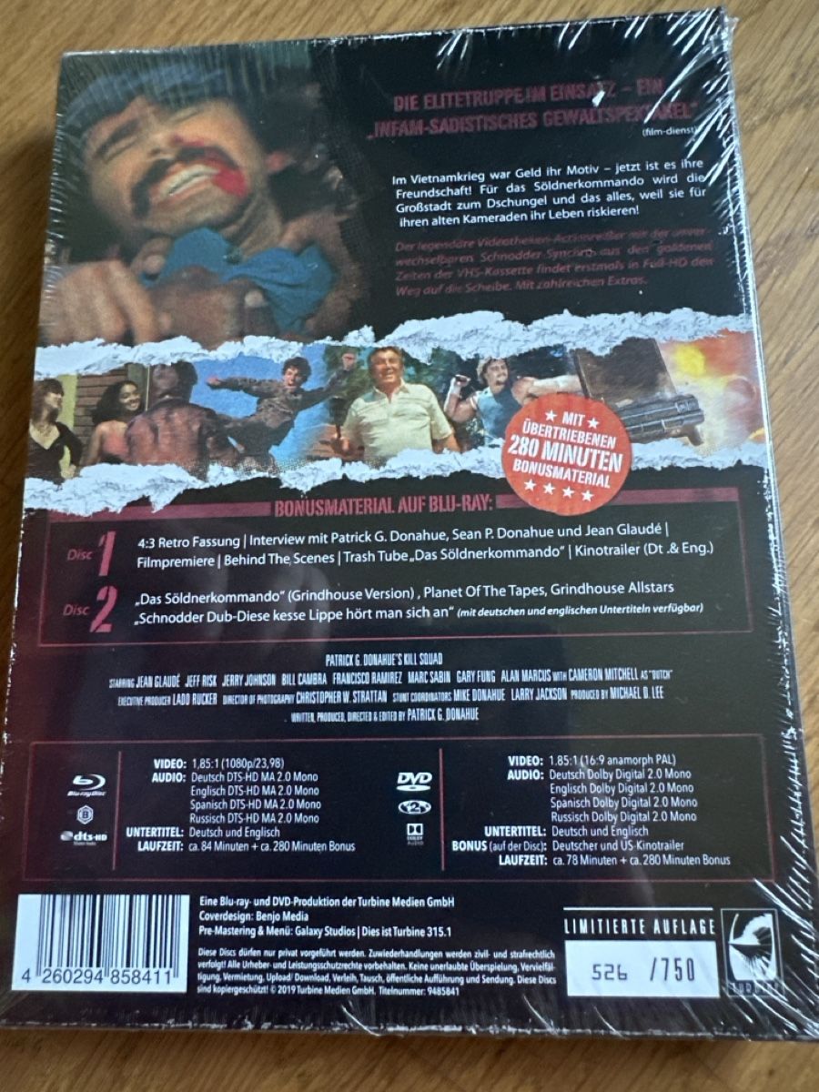 Alle DVDs: Killsquad Mediabook, Turbine neu – Neu und originalverpackt aus Benken ZH von Audi-erich 1