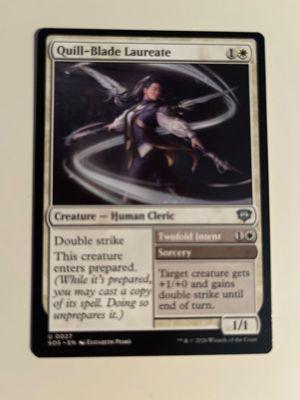 Magic The Gathering Carte collezionabili: 1 x Quill-Balde Laureate - Magic: The Gathering - MtG – Usato da Kriens venduto da Shadi1980