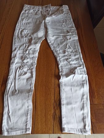 Jeanshose weiss