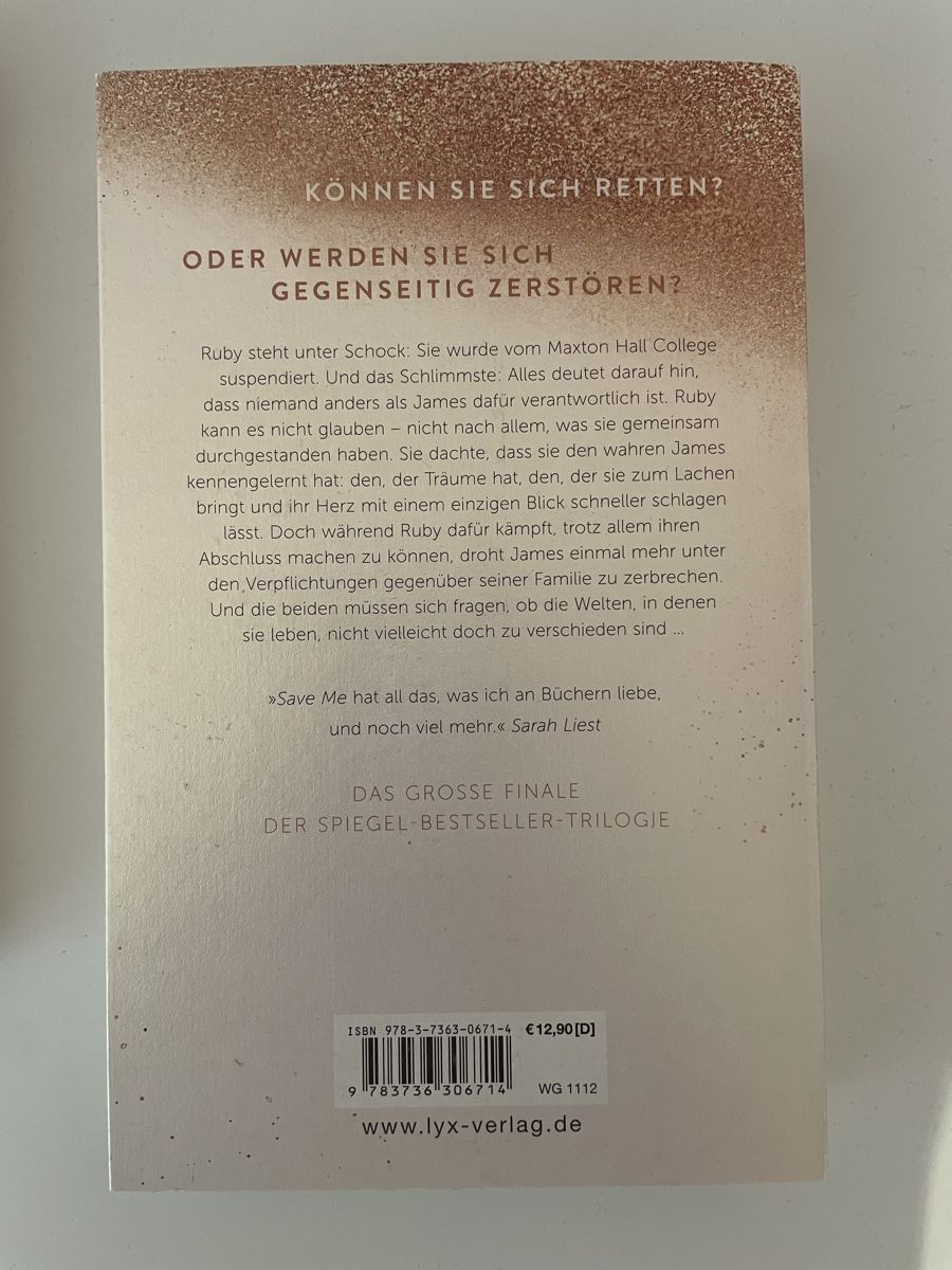 Bücher: Mona Kasten Save Me, You, Us Romane – Gebraucht aus Hinwil von yar_q9tl 6