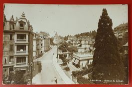 Lausanne 1921 - Avenue du Léman